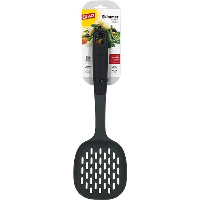 1 Skimmer Slotted Spoon Ergonomic Handle Comfort Grip Strainer Ladle K —  AllTopBargains