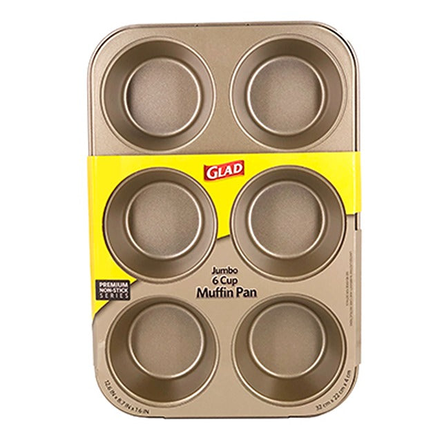 Glad Jumbo 6-Cup Muffin Pan