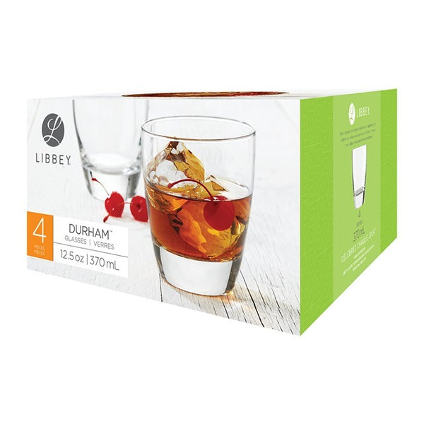 Libbey Durham 4pc DOF Whiskey Drinkware Set