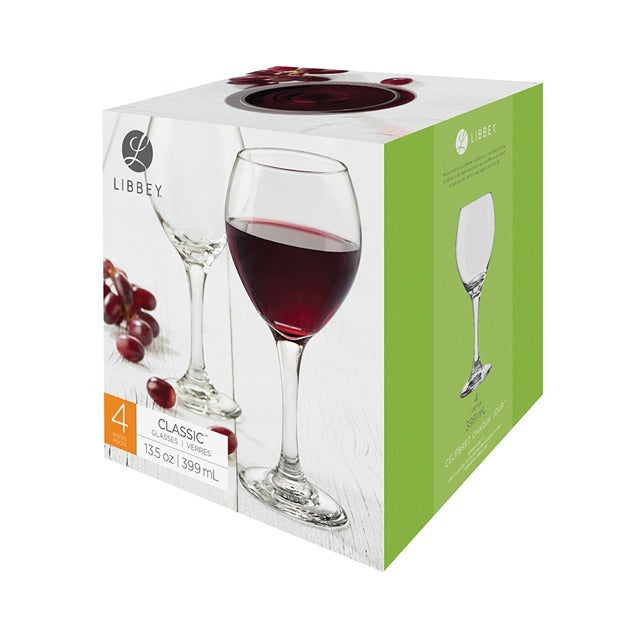 Libbey Classic 4pc Red Wine Drinkware Set