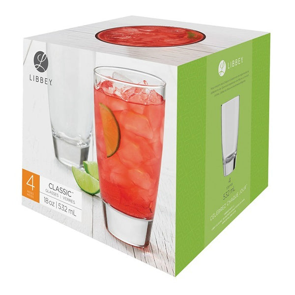 Libbey Classic 4pc Cooler Drinkware Set