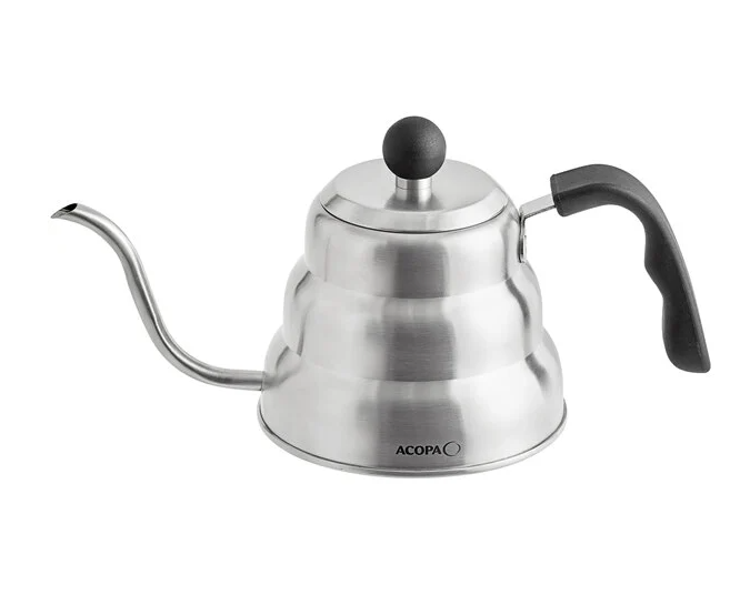 Acopa 34 oz. Stainless Steel Pour Over / Gooseneck Kettle